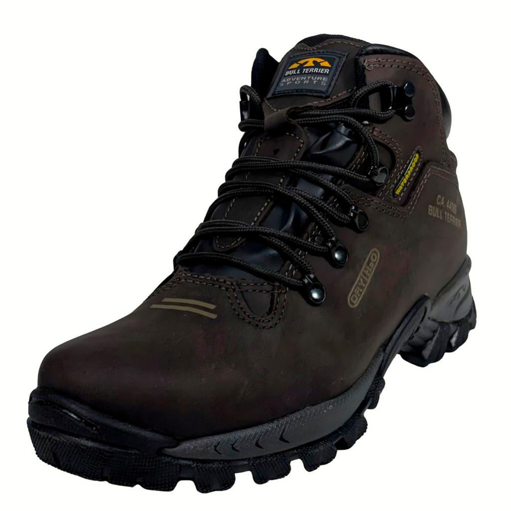 Tenis Bota Bull Terrier Terragrip Impermeavel Coturno Couro
