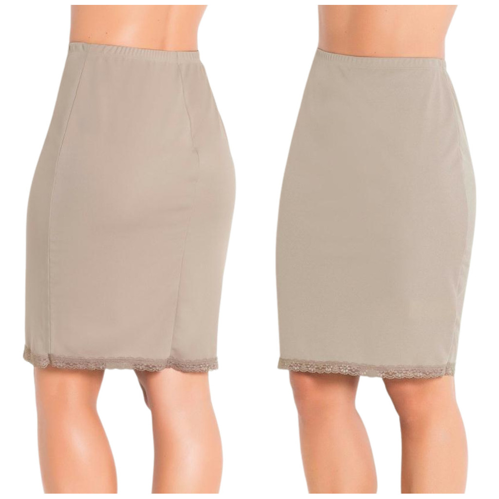 Saia Anágua Segunda Pele  Combinete Usar Embaixo em Oferta na Shopee