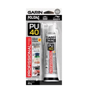 ADESIVO SILICONE SELANTE PU 40 POLIDAG PRETO  80g em Oferta na Shopee