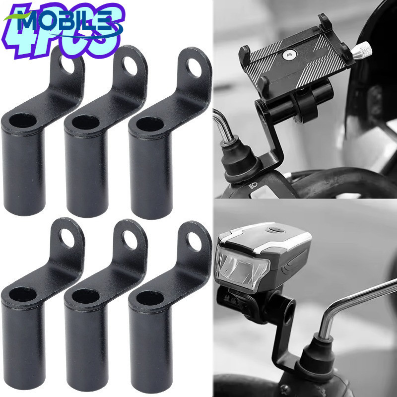 Atualização De Segurança De Equitação | Suporte De Extensão De Espelho De Bicicleta De Motocicleta De Liga De Alumínio ,