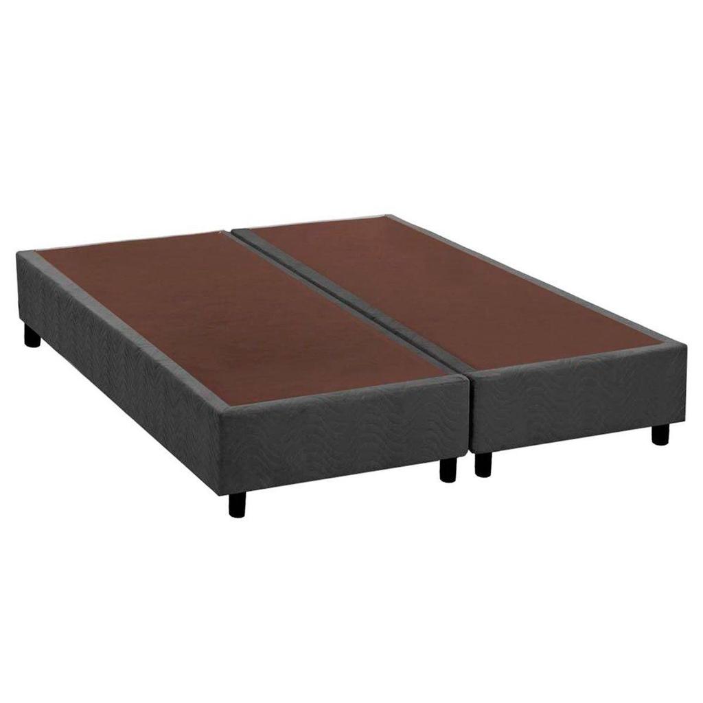 Cama Box Base Queen Universal Suede Gray (158x198x20) - Costa Rica em Oferta na Shopee