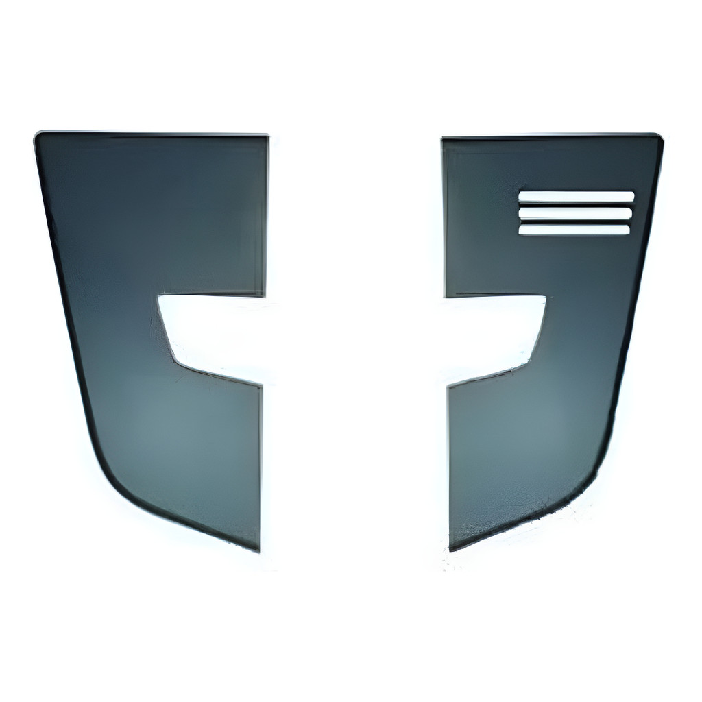 Par Acabamento Tampa Grade Inferior Volvo Fh 2010 Le + Ld Preto Ambos Os Lados