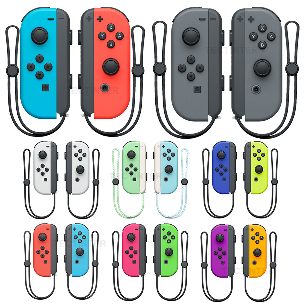  Controlador sem fio para console Nintendo Switch/NS Lite/NS OLED, Joycon Gamepad, Controle, Joystick, Joypad, Turbo,