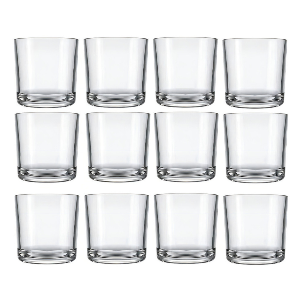 Kit Copo Baixo Whisky e Caipirinha Fundo Grosso - Nadir 265ml em Oferta na Shopee