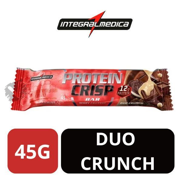 Barrinha Protein Crisp Bar 45g Unidade Sabores Integralmedica Duo Crunch