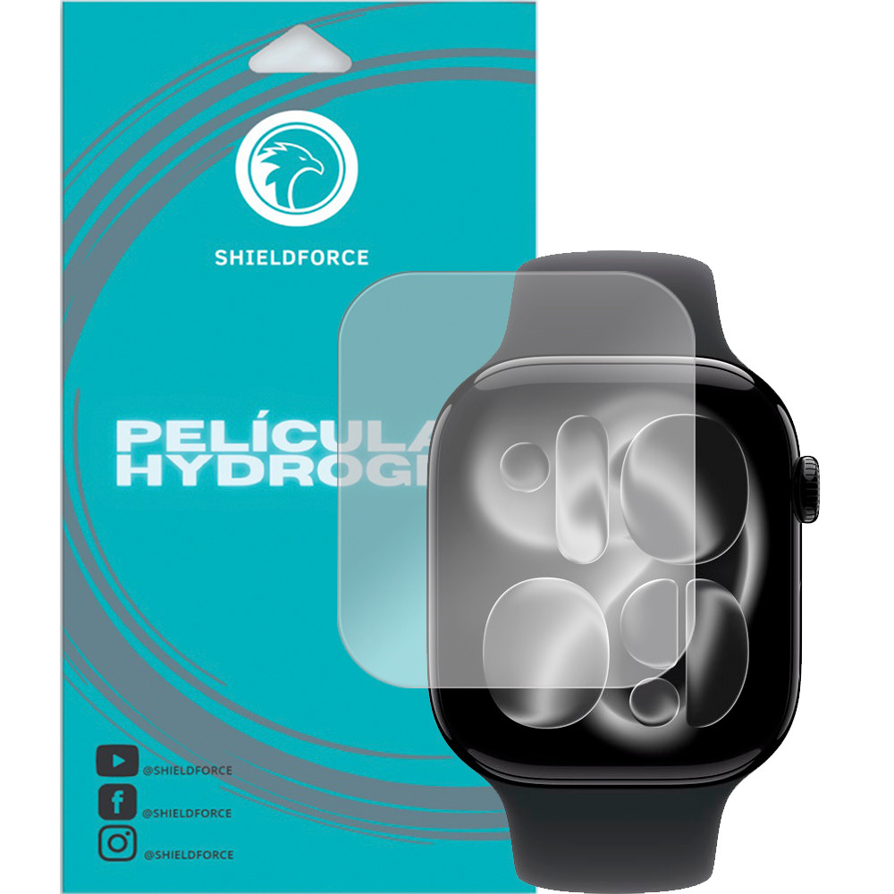 Película  Apple Watch Series 11 46m Shieldforce Hydrogel (3x unid)
