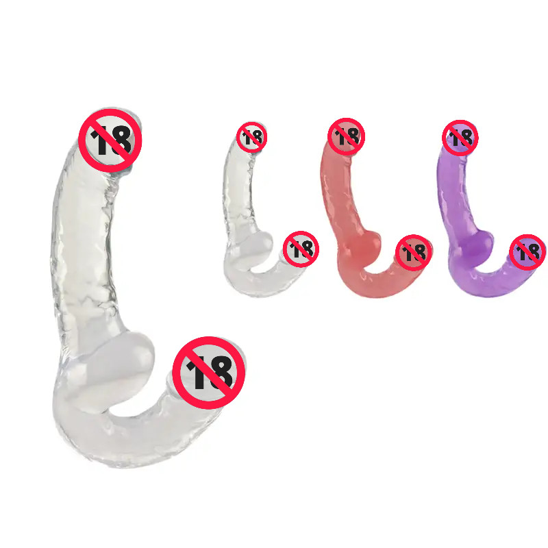 Prótese Peniana Dupla Penetrador Strapless com Plug Vaginal para Duplo Prazer 23,5 CM em Oferta na Shopee