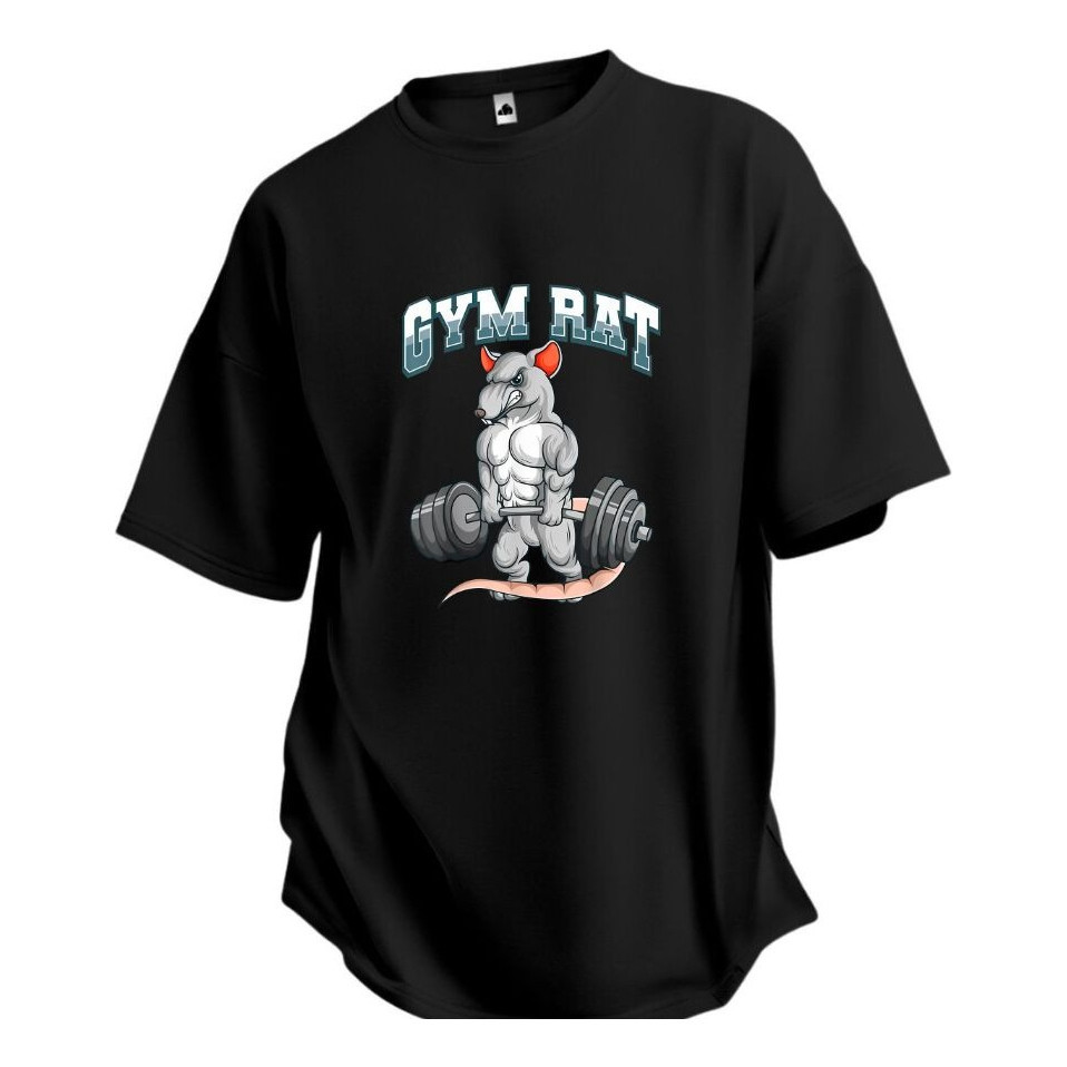 Camisa Camisão Oversized Streetwear Gym Rat Academia Treino