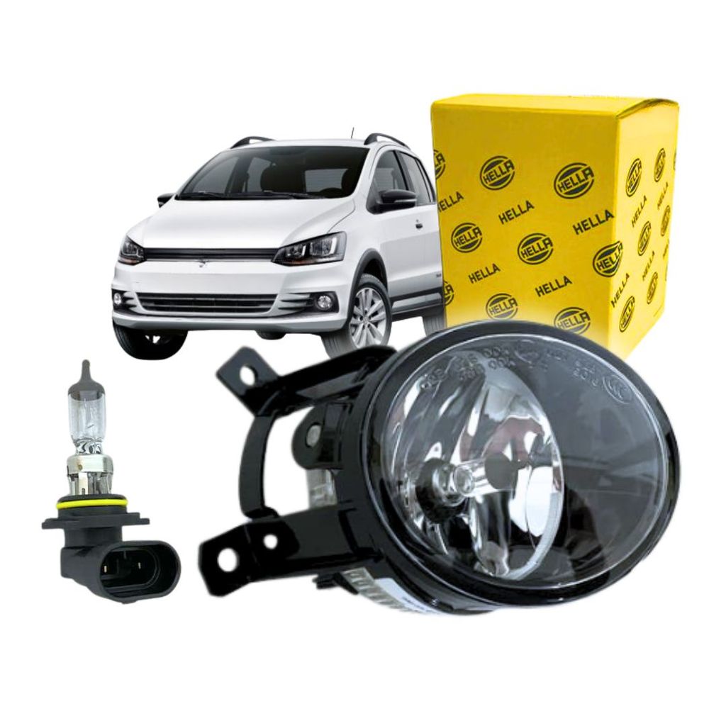 Farol Milha Auxiliar Para Volkswagen Fox 1.6 2014 a 2017 Lado Direito Farol Neblina Hella