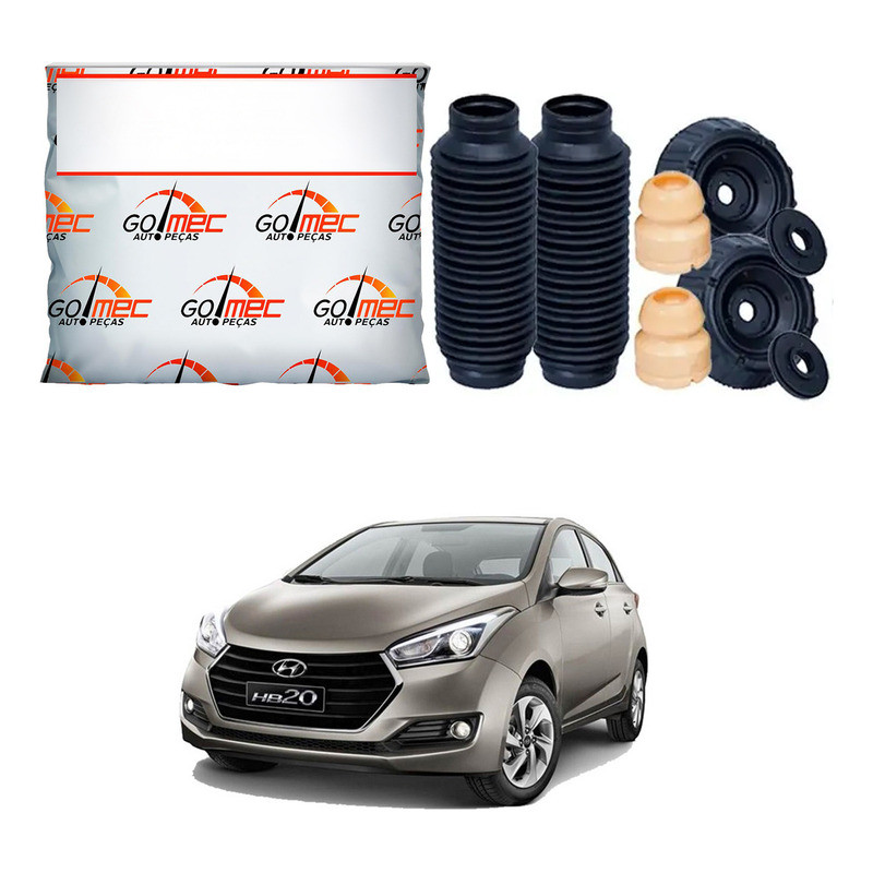 Kit Batentes Dianteiro Hb20 1.0 1.6 2016 A 2019 em Oferta na Shopee