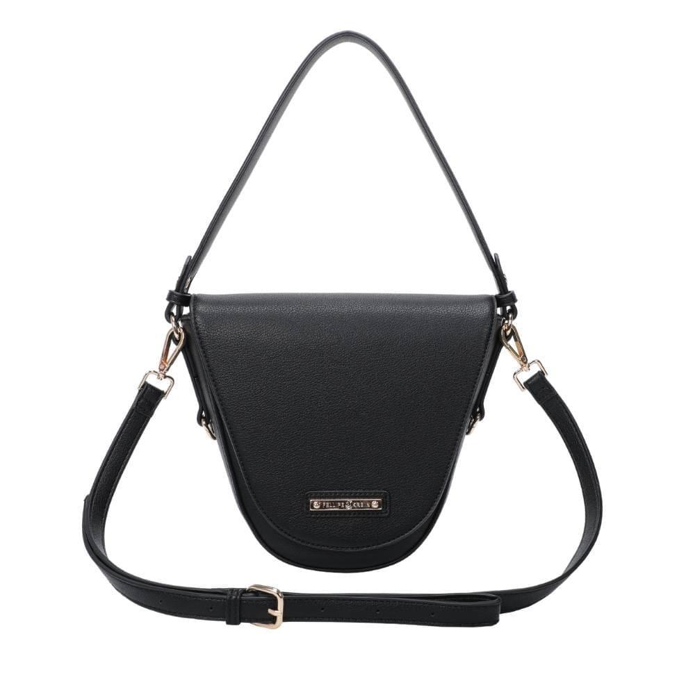 Bolsa Tiracolo Média Fellipe Krein SS23 Napa FK543 - Preto