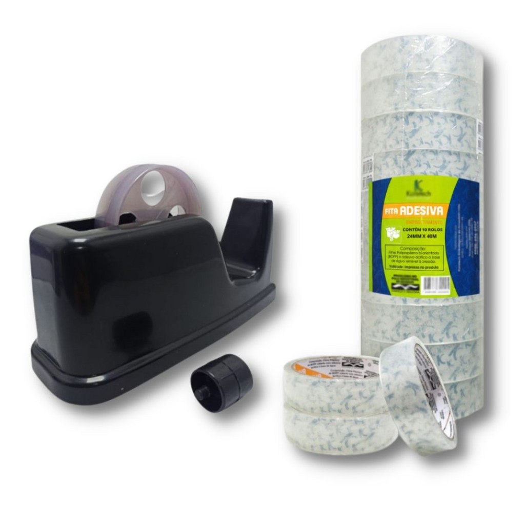 Fita Adesiva 24X40cm + Suporte Para Fita Tks Grande