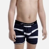 KIT 3 CUECAS BOXER ALGODÃO INFANTIL NAWES KIDS CORES SORTIDAS N20