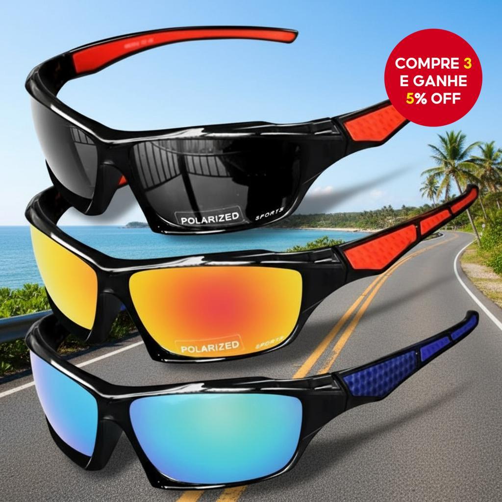  Óculos de sol polarizados retrô esportivos com lentes fotocromáticas adaptativas: proteção contra reflexos UV400 para