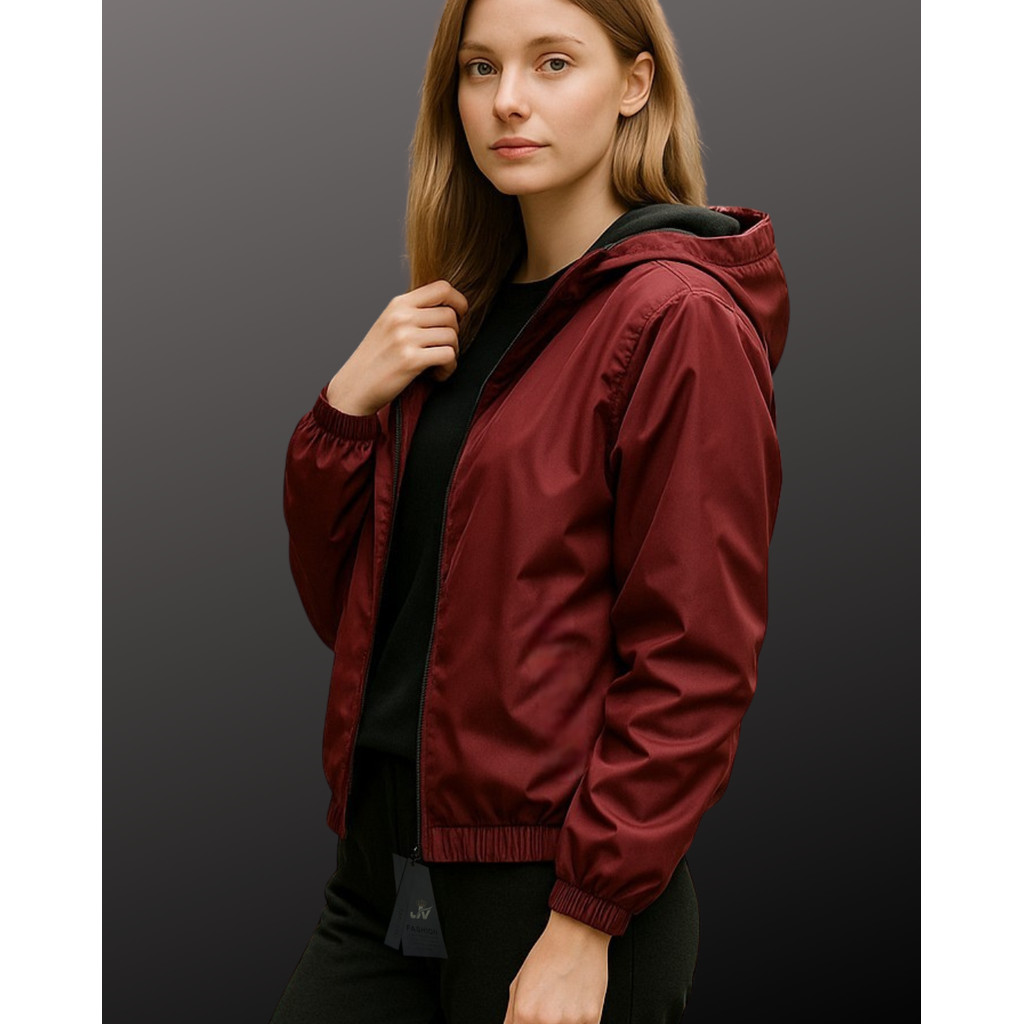 Jaqueta Corta Vento Feminina Leve Secagem Rápida Confortável Ideal para Caminhadas e Corridas em Oferta na Shopee