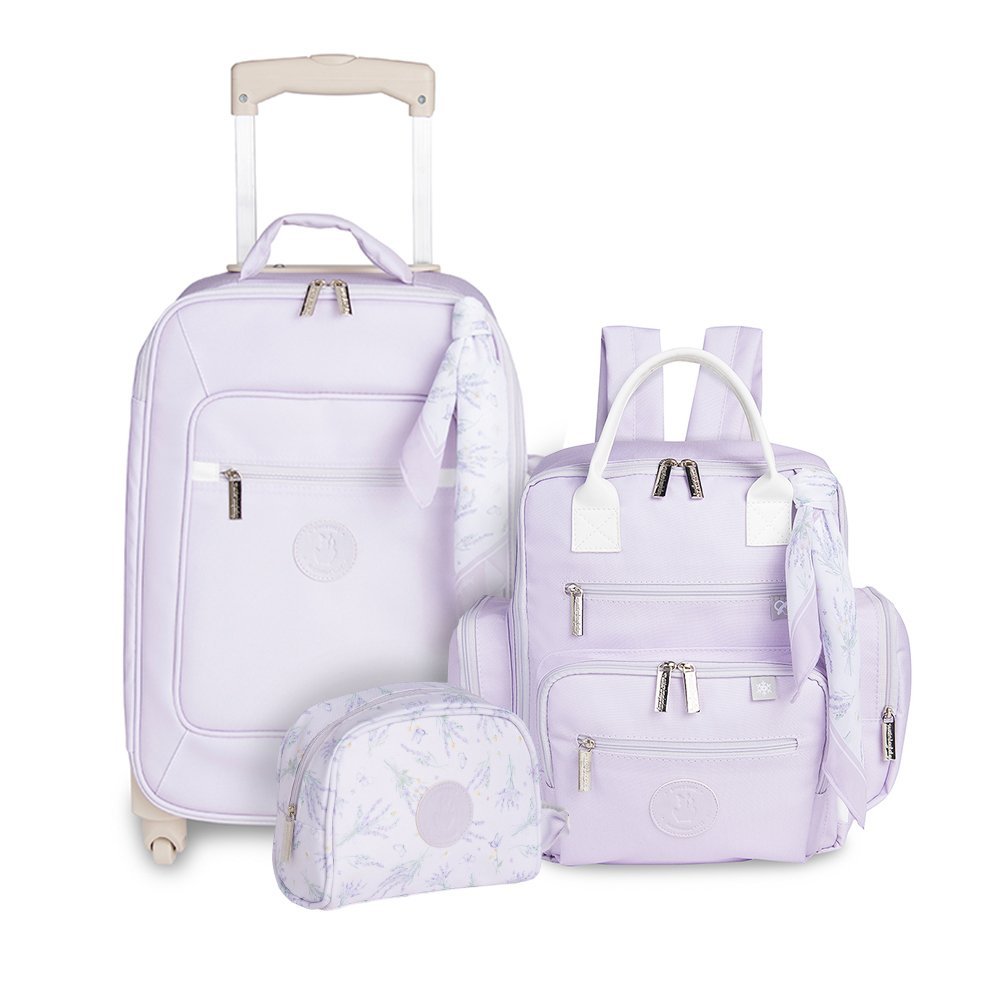 Kit Mala Maternidade com rodinhas + Mochila Urban + Necessaire para Bebê Masterbag Baby L…