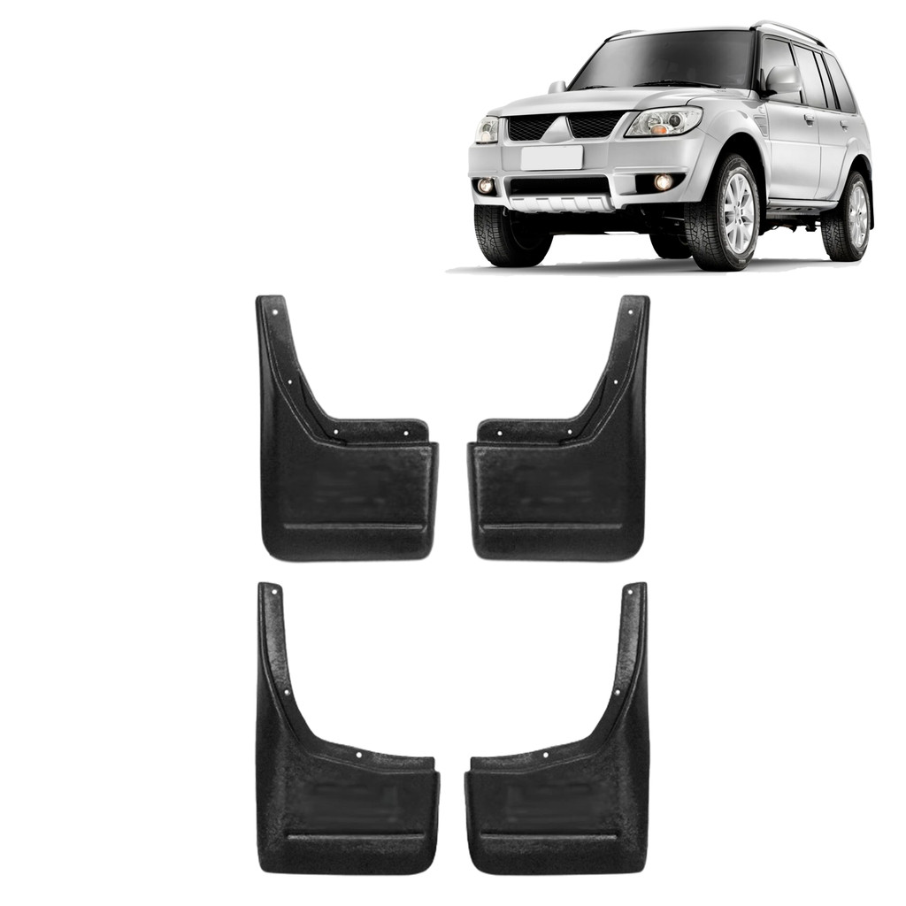 Parabarro Lameiro Pajero TR4 Dianteiro e Traseiro 2010-2015 Kit 4 peças