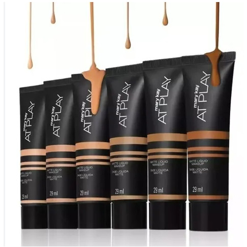 Base Líquida Cobertura Matte At Play 29ml - 10 Cores para sua make - Mary Kay - maquiagem