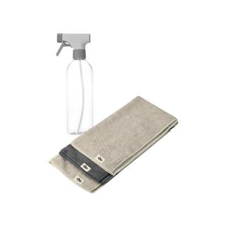 Kit Borrifador e Panos de Limpeza em Microfibra Linha Flow em Oferta na Shopee