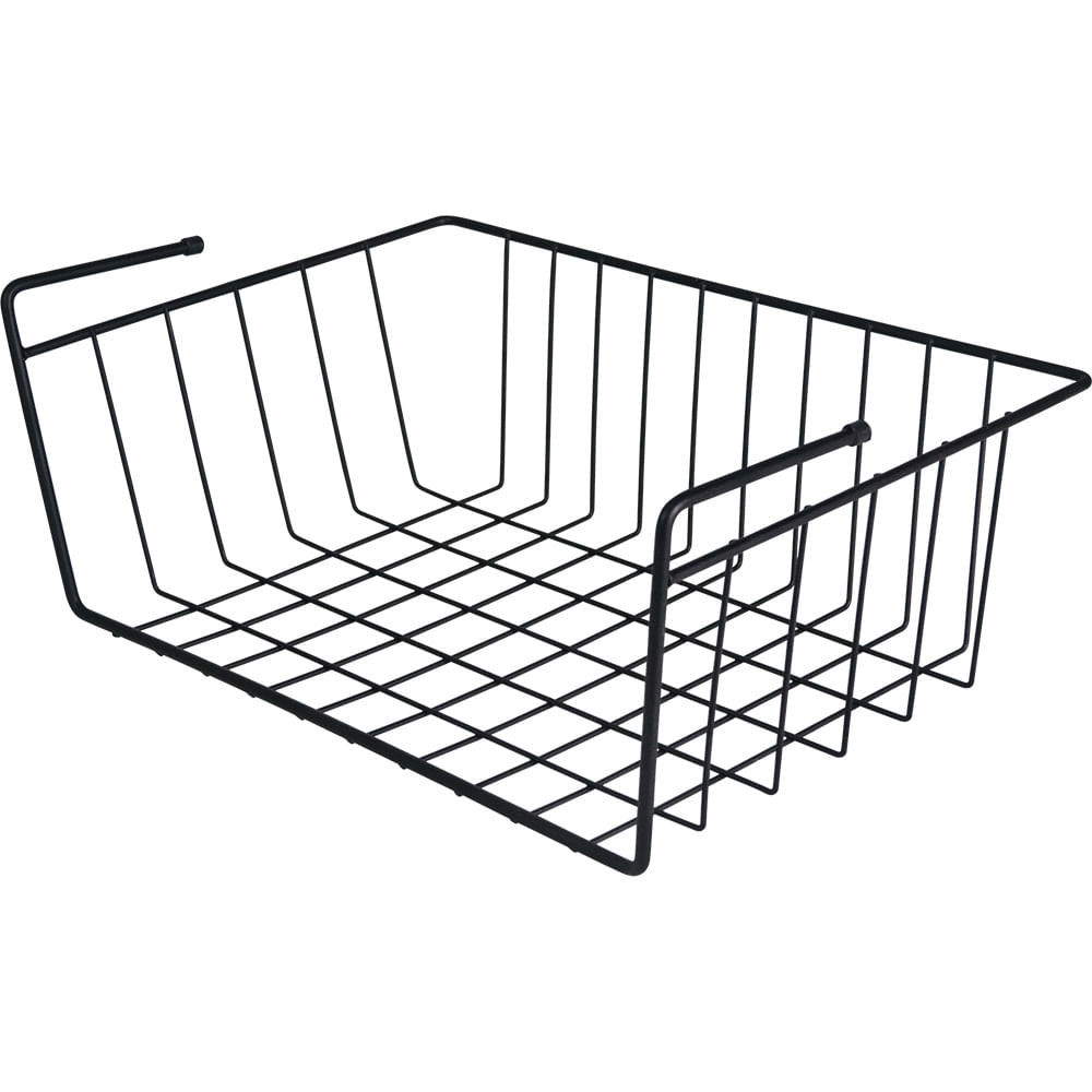 Cesto Suspenso Para Prateleira M Preto Bel em Oferta na Shopee