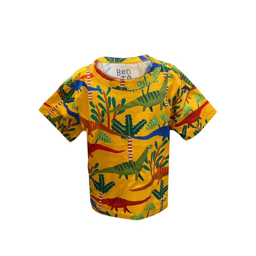 Camiseta Malha Fábula Amazondino Amarelo