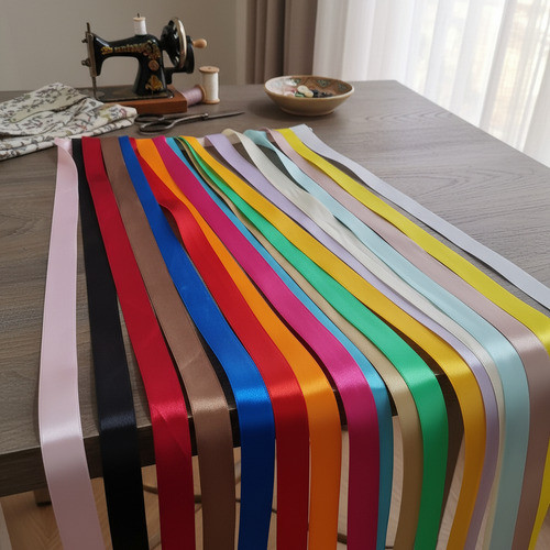 Fita Cetim 22mm Rolo 50 Metros Varias Cores Artesanato Laços Patchwork 1,2cm em Oferta na Shopee