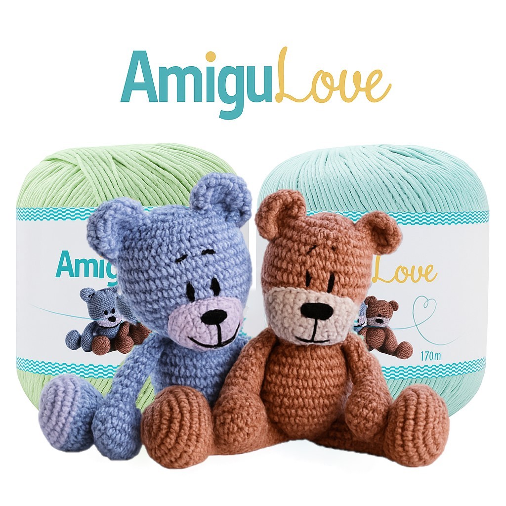Crochê Cisne AmiguLove 170 Metros 100% Algodão em Oferta na Shopee