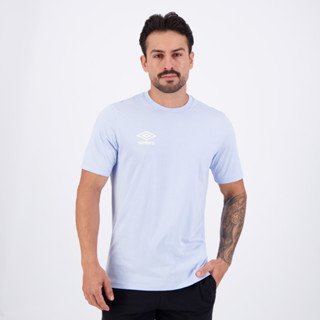Camiseta Umbro Essential Azul em Oferta na Shopee