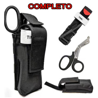 Torniquete Tático Aph Primeiros Socorros Haste Metal Tesoura Ponta Romba Bandagem Porta Torniquete