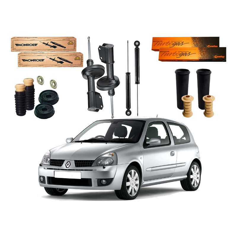 Amortecedor Dianteiro Traseiro Clio 1.6 2003 A 2009 em Oferta na Shopee