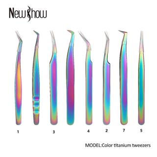 New Show  KIT Pinças para extensão de cílios-Alta Precisão em Oferta na Shopee