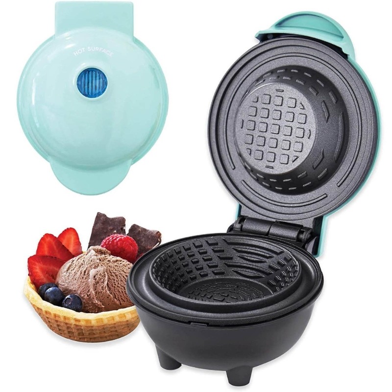 Máquina De Tigela De Waffle MIS Para Café Da Manhã Familiar , Eletrodomésticos Criativos De Cozimento