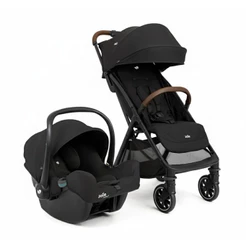 Carrinho Joie Pact Pro Chumbo Shale + Bebê Conforto