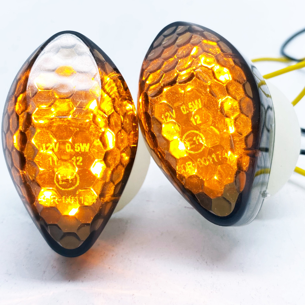 Par Pisca Seta Led Esportivo Carenagem Cbr 600 900 Cb919