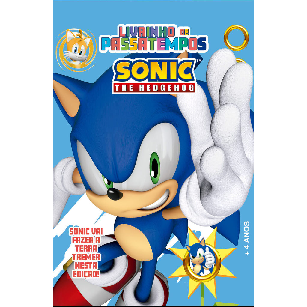 Sonic Livrinho de Passatempos em Oferta na Shopee