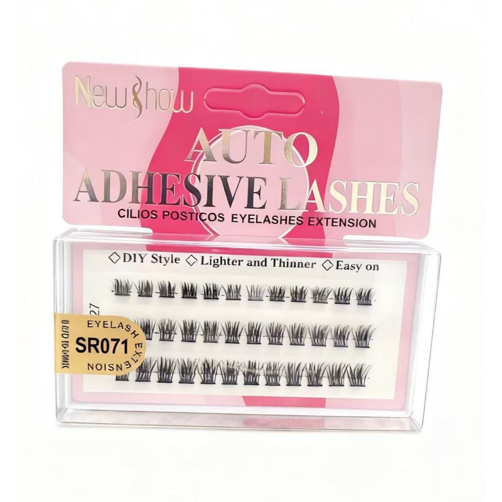 New Show Cílios AUTU ADHESIVE LASHES Tufos Sem Nó Extensão de Cilios Alongamento/PACOTE MÚLTIPLO · foto 2