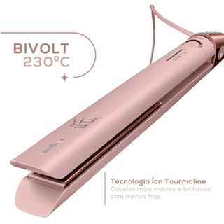 Prancha Britânia BPR04 Titanium 230 °C Bivolt Linha Viih Tube Ion Tourmaline Profissional em Oferta na Shopee
