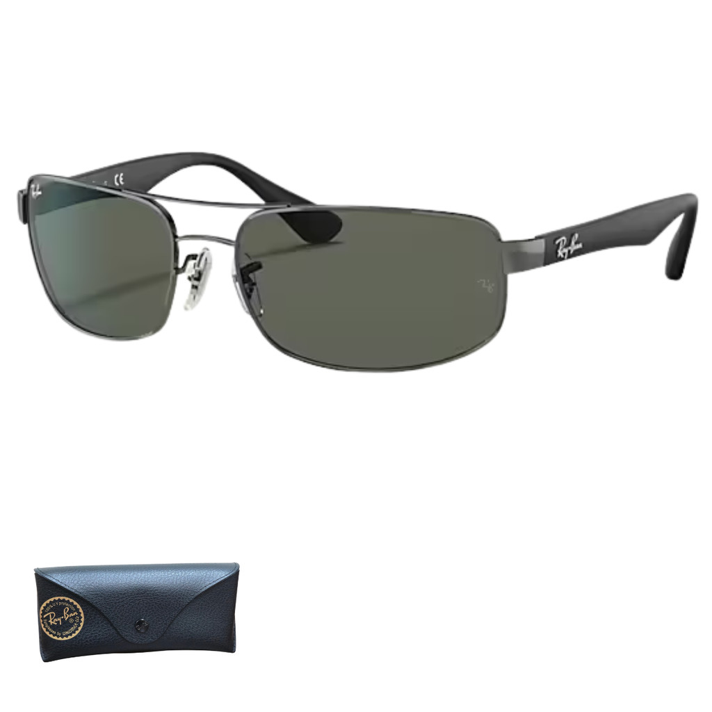 Óculos de Sol Ray-Ban Masculino Chumbo Polarizado RB3445 004 64