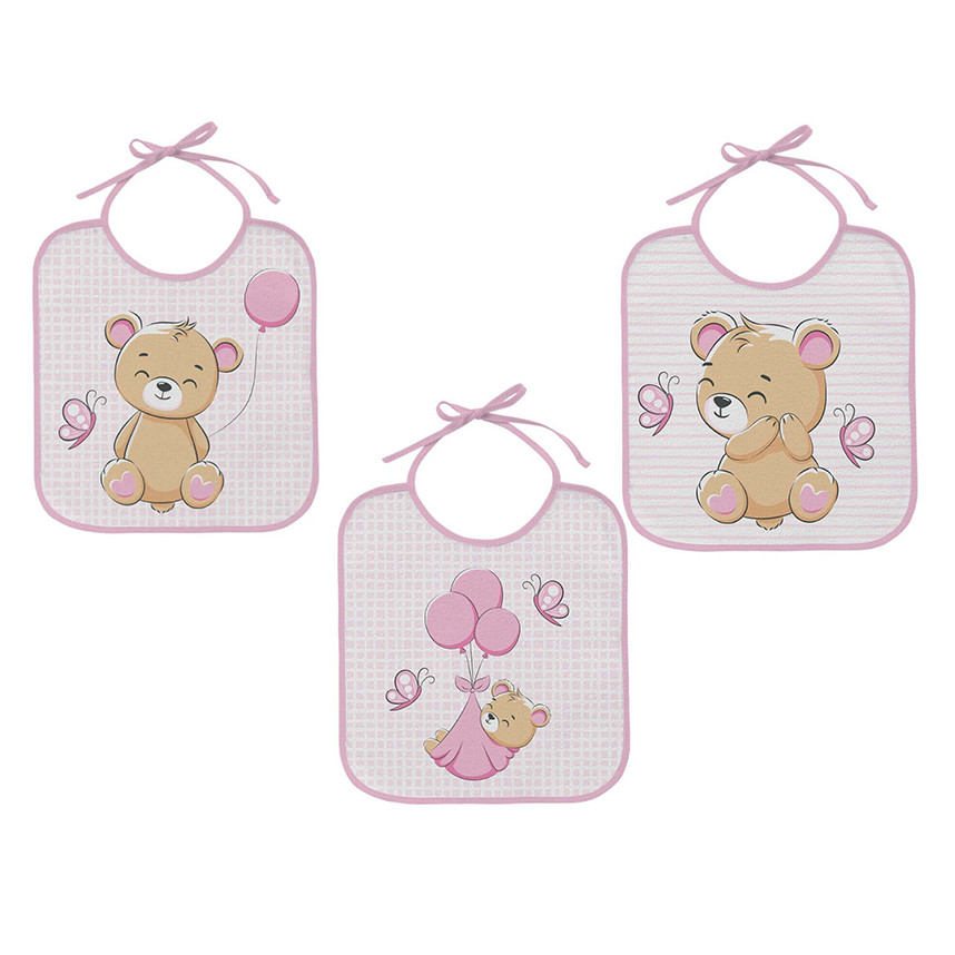 Kit Babador Incomfral Bercinho Ursa Balões - 03 Peças