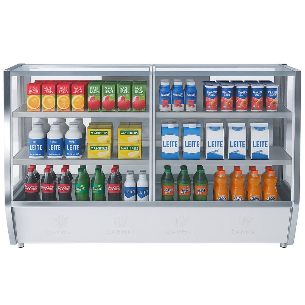 Balcão Pop Refrigerado 1,80m Expositor Para Bebidas Placa Fria Refrirangel