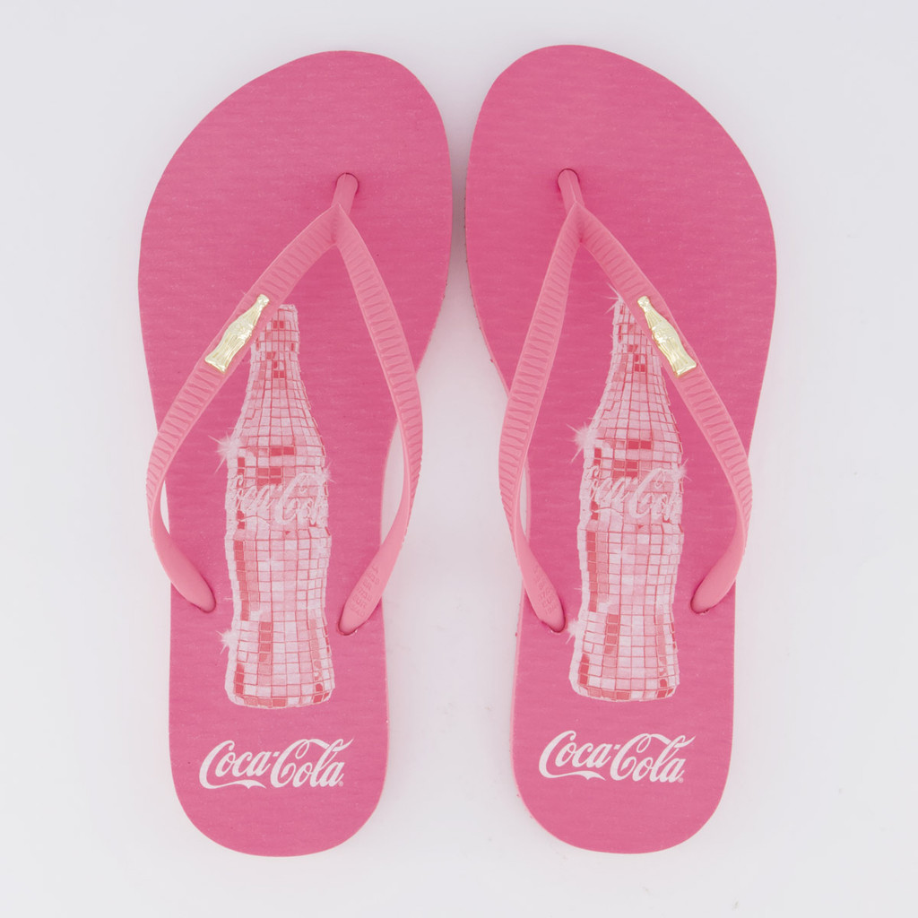 Chinelo Coca Cola Glow Party Feminino Pink em Oferta na Shopee