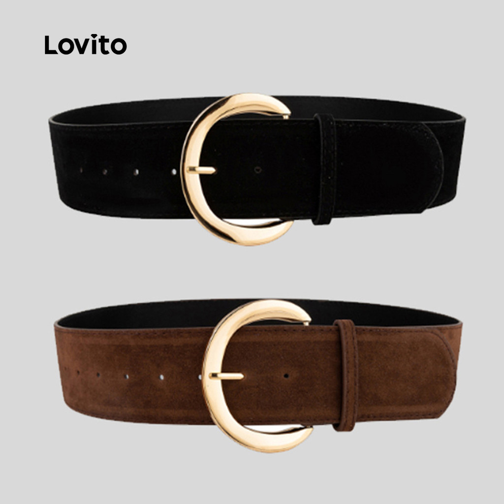 Detalhes do Lovito Cinto Casual simples LFA102106