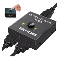 Splitter Switch Divisor Hdmi 1x2 2x1 Bidirecional Full Hd 4k