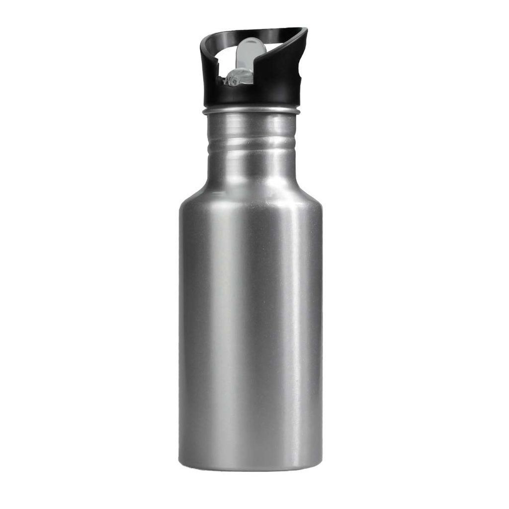 Squeeze Prata com BICO 600ml p/ sublimação - 1 unid