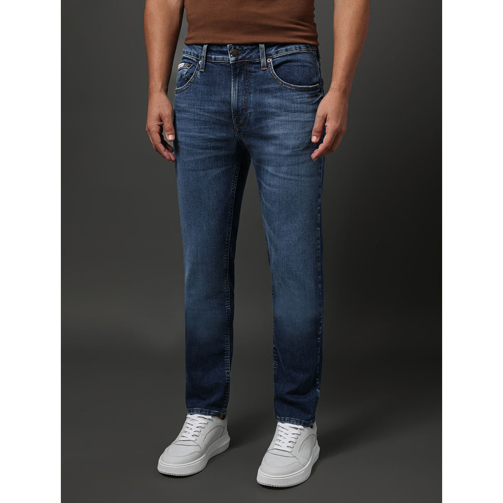 Calça Jeans Masculina Skinny 5 Pockets Calvin Klein Jeans - Azul Médio