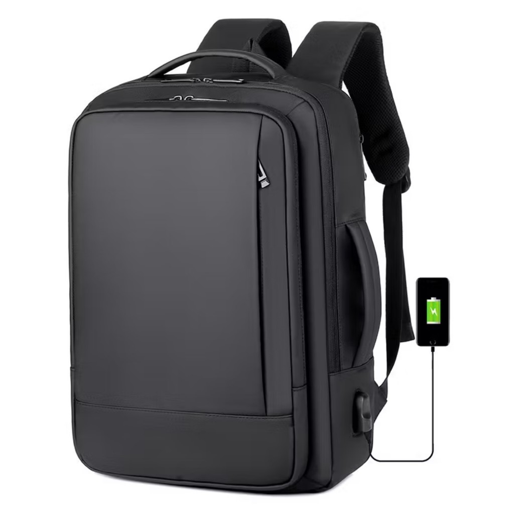 Mochila Grande Executiva Com Capacidade Expansível e Resistente à Água - Viagem Trabalho Escolar