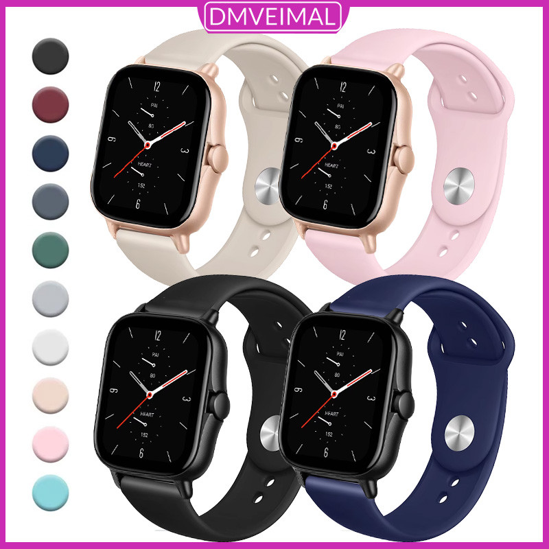 Pulseira 22 20mm Para Relógio Amazfit GTS 4/3/2/GTR 4 2 Mini/GTR/2e/Pro 47mm Amazfit Bip/U/3/Pro/Stratos/Lite Strap