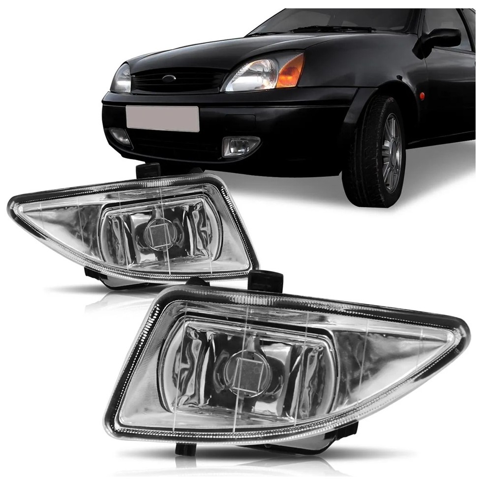 Farol Milha Auxiliar Ford Fiesta Street 2000 2001 2002 Courier 2000 Á 2012