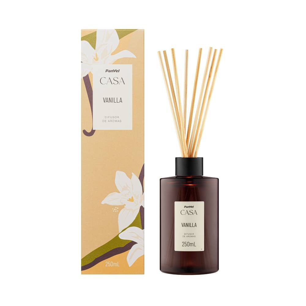 Difusor De Aromas Panvel Casa Vanilla 250ml em Oferta na Shopee