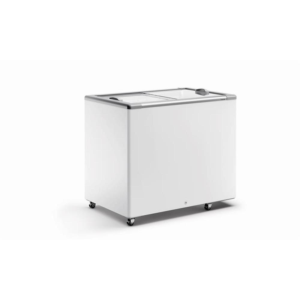 Detalhes do Freezer Conservador Horizontal Fricon 411 Litros Baixa Temperatura Tampa de Vidro Branco HCEB 411 V 220V
